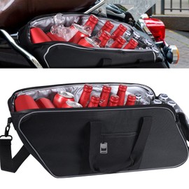 ZHOUMADE Motorcycle Saddlebag Cooler Bag, Leakproof Saddle Bag Cooler Beverage Waterproof Insert Motorcycle Cooler Bag fit for HD Touring Street Glide Road Glide Hard Saddlebags, 1 Bag