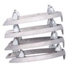 Aluminum Alloy AntiSlip Snow Speed Racing Horseshoes Kit Horse Training