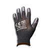 eVCom 12pairs PU Coated Black Work Gloves (improved quality). For