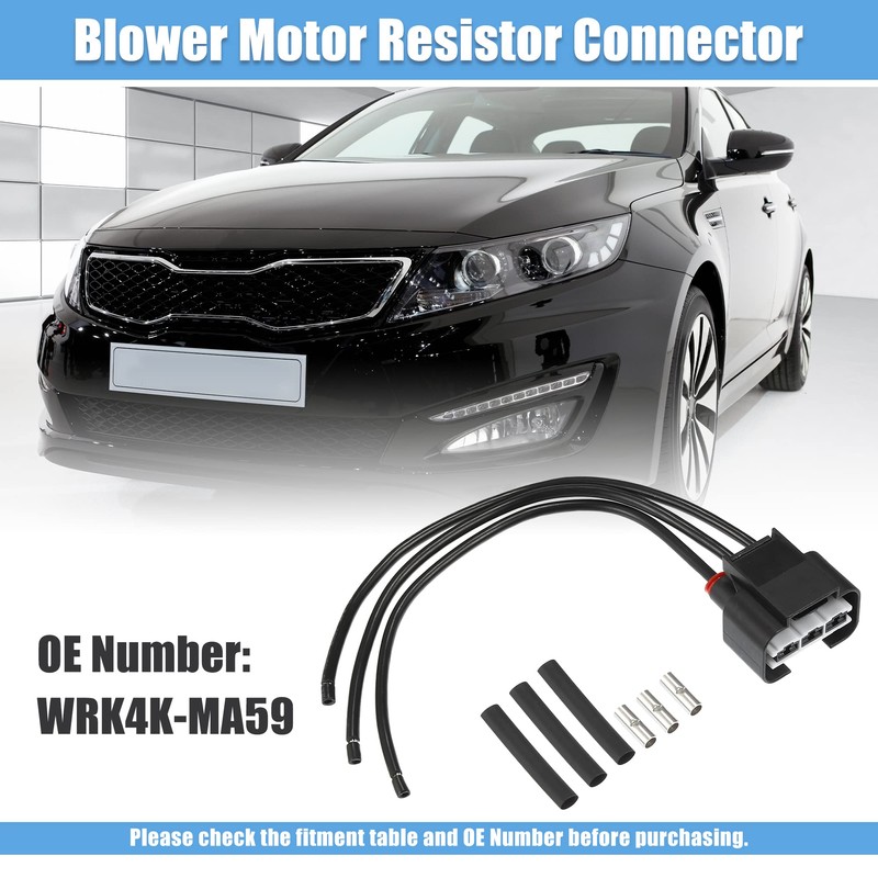 A ABSOPRO Fan Motor Resistor Plug WRK4K-MA59 Replacement
