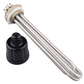 DERNORD 220V 4500W 1-1/4 Inch Heating Element Copper Flange 3U Type