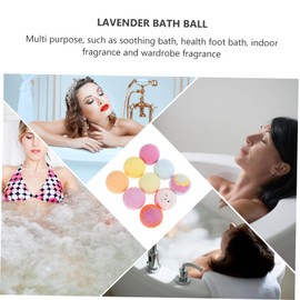 NOLITOY Natural Spa Bath Kit 9 Exfoliating Salt Balls Essential Oils Wildflowers Bath Products for Relaxing Baths