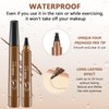 Microblading Eyebrow Pencil,2 PCS Magic Eyebrow Pencil,4-Tip Waterproof Brow Pencil