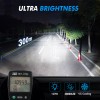 BEVINSEE 9005 HB3 LED Headlight Bulb 120W 30000LM Super Bright