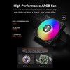 PCCOOLER Liquid CPU Cooler ARGB Display, 360mm AIO with 2.8-Inch