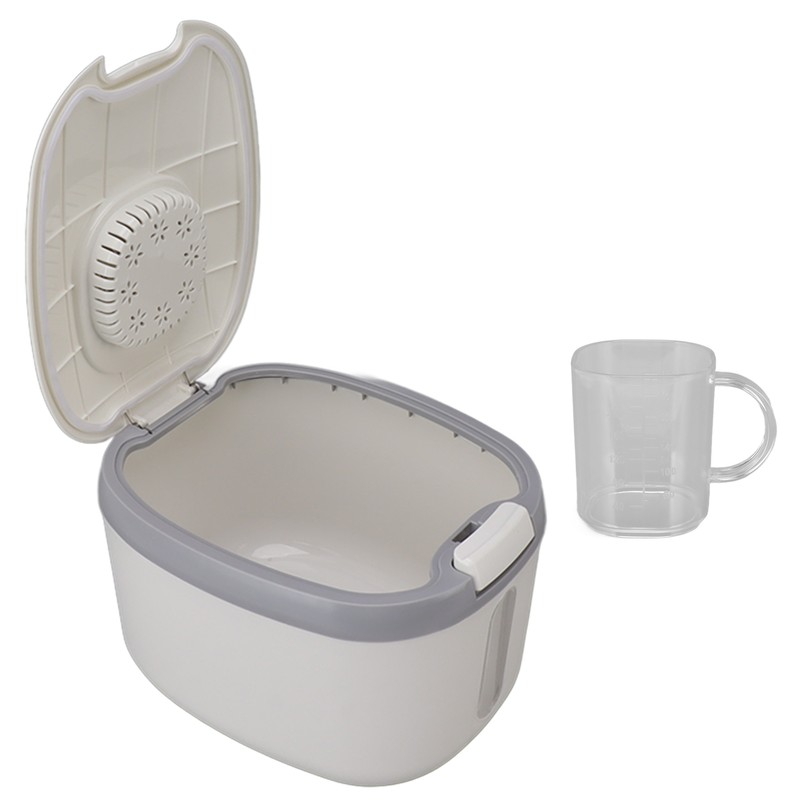 Rice Container Bug Proof Odorless Airtight Rice Box with Clear