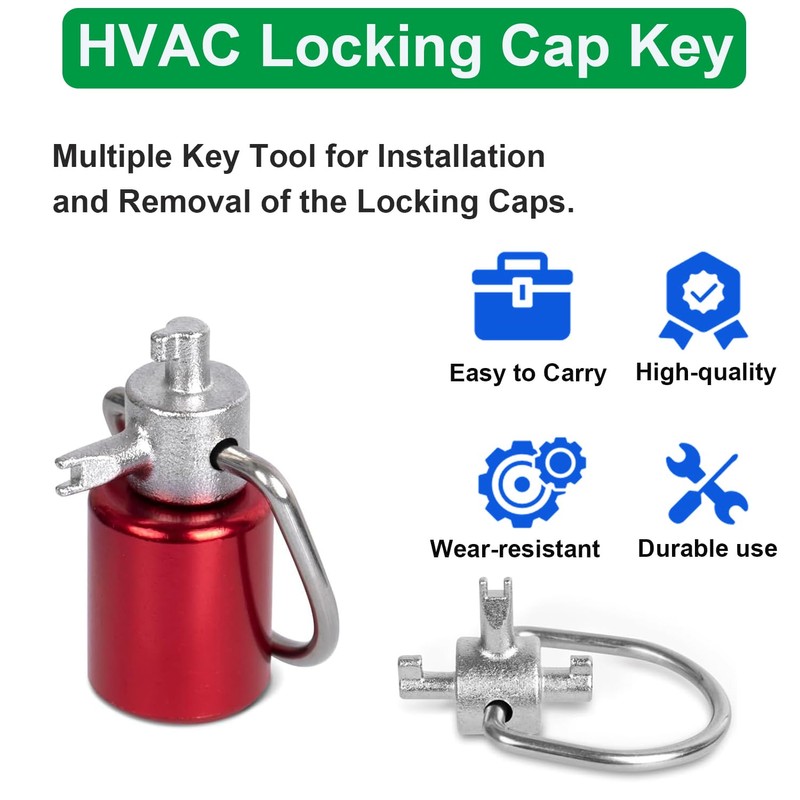HVAC Key Tool, HVAC Locking Cover Key for 410A and