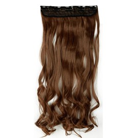 Clip-In Hair Extensions 1 Weft / 5 Clips / Human Hair Wavy Like Real Hair