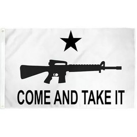 3X5 Come And Take It Rifle 2nd Amendment Tyranny Gun Rights Flag w/Grommets