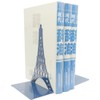 Cute Eiffel Tower Desk Holder Book Organizer Metal Decorative Bookend