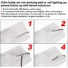 KAKEMONO T5 T10 Wedge Base 2W LED Bulb for 12V