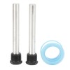 2 Pcs Water Heater Anode Rods 1/2in NPT Thread Magnesium