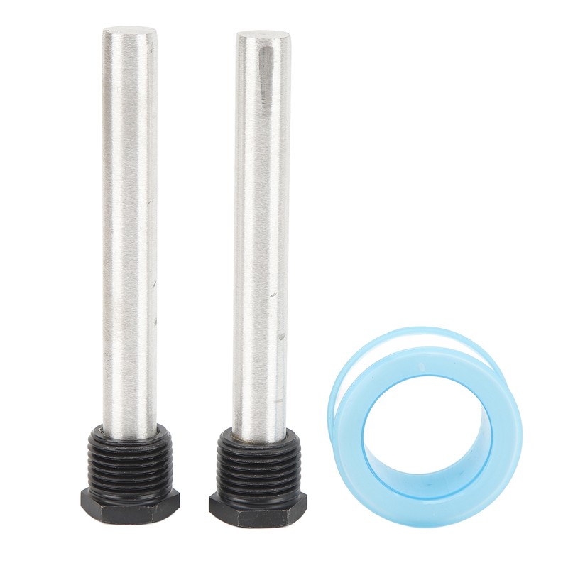 2 Pcs Water Heater Anode Rods 1/2in NPT Thread Magnesium