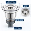 Stainless Steel Kitchen Sink Drain Strainer for Food Waste –