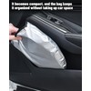 B&W American Flag Car Windshield Sun Shade Compatible with Ford