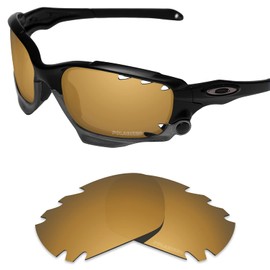 Tintart Performance Lenses Compatible with Oakley Jawbone Vented Polarised Etched, Tungsten Gold - Polarised