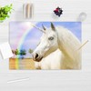 Children's Desk Mat - "White Unicorn" - Made of First-Class