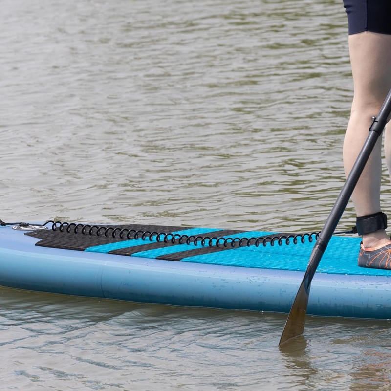 HEYTUR Coiled SUP Leash 10 Inch Surfboard Leash Sup Leg