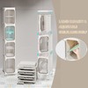 Lifelongpal 4-Tier Tall Narrow Storage Cabinet, Slim Bathroom Storage Cabinet