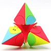 CuberSpeed QiYi Coin Tetrahedron stickerless Magic Cube Puzzle