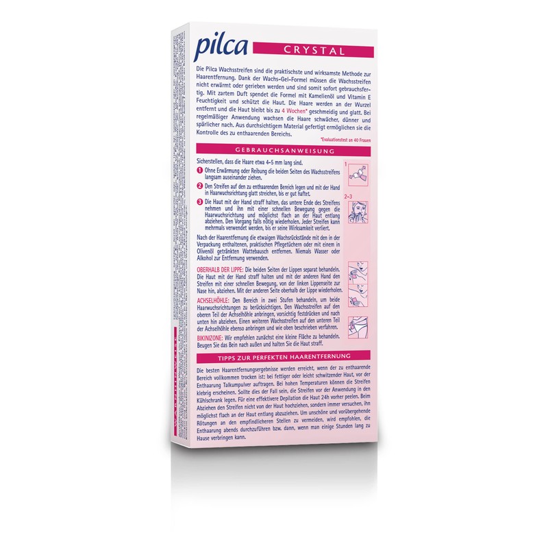 Pilca Cold Wax Strips for the Face - Hair Removal