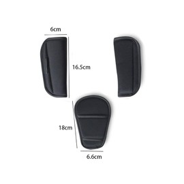 THJOPOKEEL 3 Pcs Baby Stroller Car Seat Strap Covers and Crotch Pad Combo, Seat Belt Shoulder Pads Soft Seat Belt Strap Covers Universal for Newborns Infants Kids Child, Pushchair Seat Belt Covers