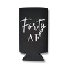 Forty AF - Slim Spiked Seltzer Cooler, Birthday Slim Coolies,