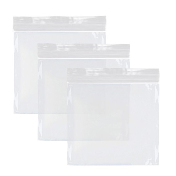 EcoQuality Clear Resealable 6.5x5.875 Inch Food Storage Sandwich Bags with