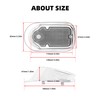 FATECIM Motorcycle LED Tombstone Tail Light Rear Brake Lamp Stop