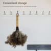 TEAMWILL 2PACKS 13" Ostrich Feather Duster Durable Dust Collecting Cleaning