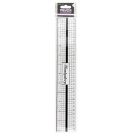 Hunkydory Premier Craft Tools - Plastic Ruler with Metal Edge - PCT01