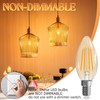 GvvooHome Candelabra Light Bulbs 40 watt Equivalent, E12 LED Bulb