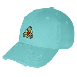 JPAK Fidget Spinner Vintage Dad Hat Frayed Embroidered Cap Toy Mint