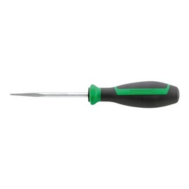 Stahlwille 77593000 Four-sided Bradawl, Strong & Rust-resistant, With Sharp Point Perfect for Punching Leather & Marking Holes in Wood, Can Be Used on Various Materials, Blade Size 6x100 mm, L. 215 mm