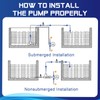 Threlaco DC 12V Solar Hot Water Heater Circulation Pump with