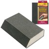 IVY Classic 42011-12 Medium Angled Sanding Sponge, Flex-Abrasive, 12-Pack