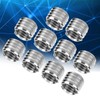 Jeanoko 10Pcs Thread Inserts Hardware Fastener Inner M6*1.0 Outer M8*1.25