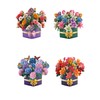 yaartz Pop Up Flower Cards Paper Flower Bouquet Pop Up