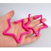 Star Earrings for Women Trendy Pink Stud Earring Bulk Pack