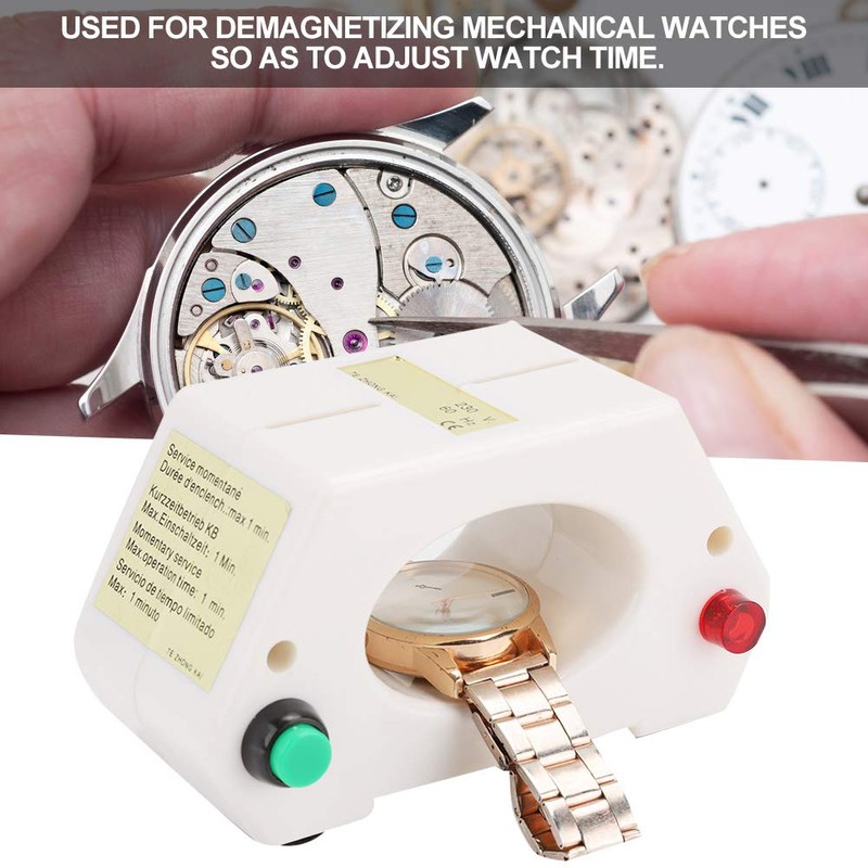 Watch Demagnetizer Professional Electrical Demagnetizer Tool Watch Repair Degausser Kit