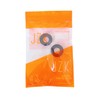 JZK 2 x Matte Black Coated Copper Metal Bathroom Sink
