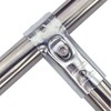 2 Pcs T Clamps Pipe Connector Metal Fittings,Structural Pipe Connector