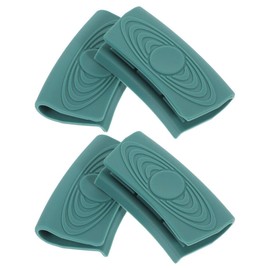 Ciieeo 4piezas Cubiertas De Mango De Silicona Antideslizantes Resistentes Al Calor Protección para Utensilios De Cocina para Sartenes Y Ollas