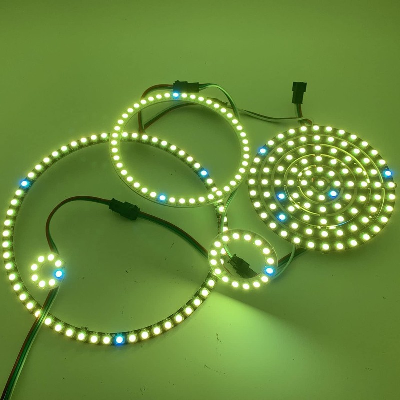 WS2812B 8/16/24/35/45/60/241 LED Pixel Ring Addressable LED Module WS2812 IC