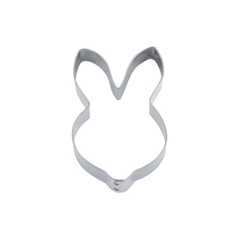 Staedter 080058 Rabbit Face Cookie Cutter, 6 cm, Stainless Steel,