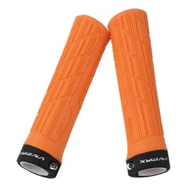 Puños Para Bicicleta De Enduro/urbano/mtb, Suaves Y Cómodos Color Naranja