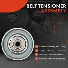 A-Premium Belt Idler Pulley Compatible with Toyota Tacoma 2005-2023, Tundra 2005-2014, 4Runner 2003-2024, FJ Cruiser 2007-2014 & Lexus LS500 2018-2018, 2.7L 3.4L 3.5L 4.0L