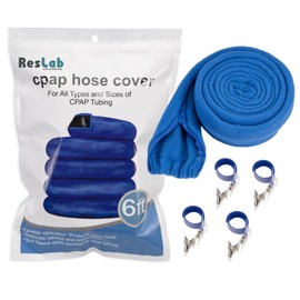 ResLab Hose Cover – 6ft Soft Fleece Cover for Standard & Heated Tubing, Universal Fit for All Hoses – Reduces Rainout, Noise & Discomfort | Compatible with Respironics and More