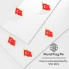 Turkey Flag Lapel Pin - Enamel Metal National Badge |
