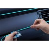 Tira Led Luz Fria Moldura Interior Decorativa Usb 5m Auto